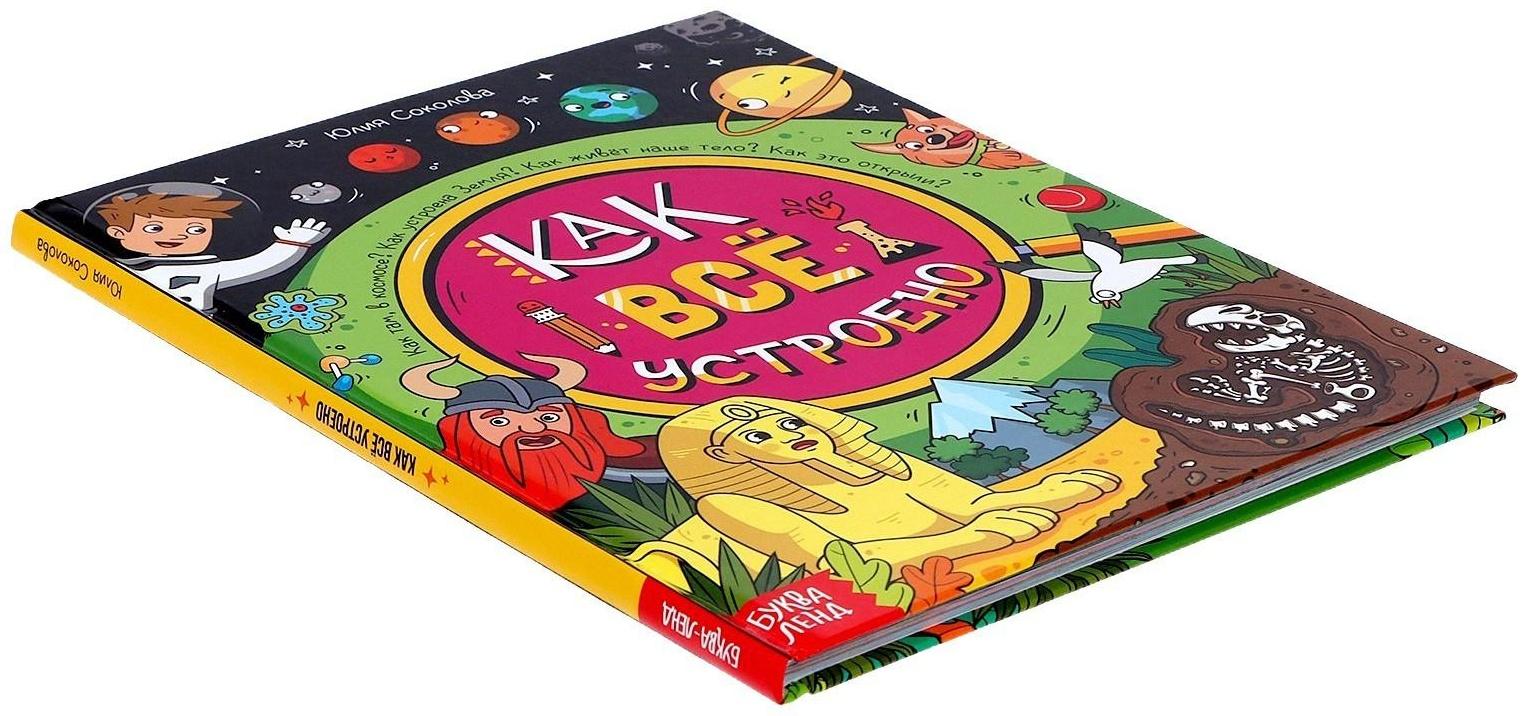 Энциклопедия в твёрдом переплёте «Как всё устроено», 64 стр.