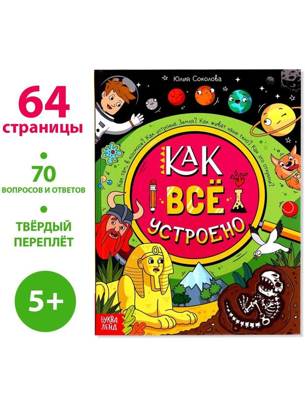 Энциклопедия в твёрдом переплёте «Как всё устроено», 64 стр.