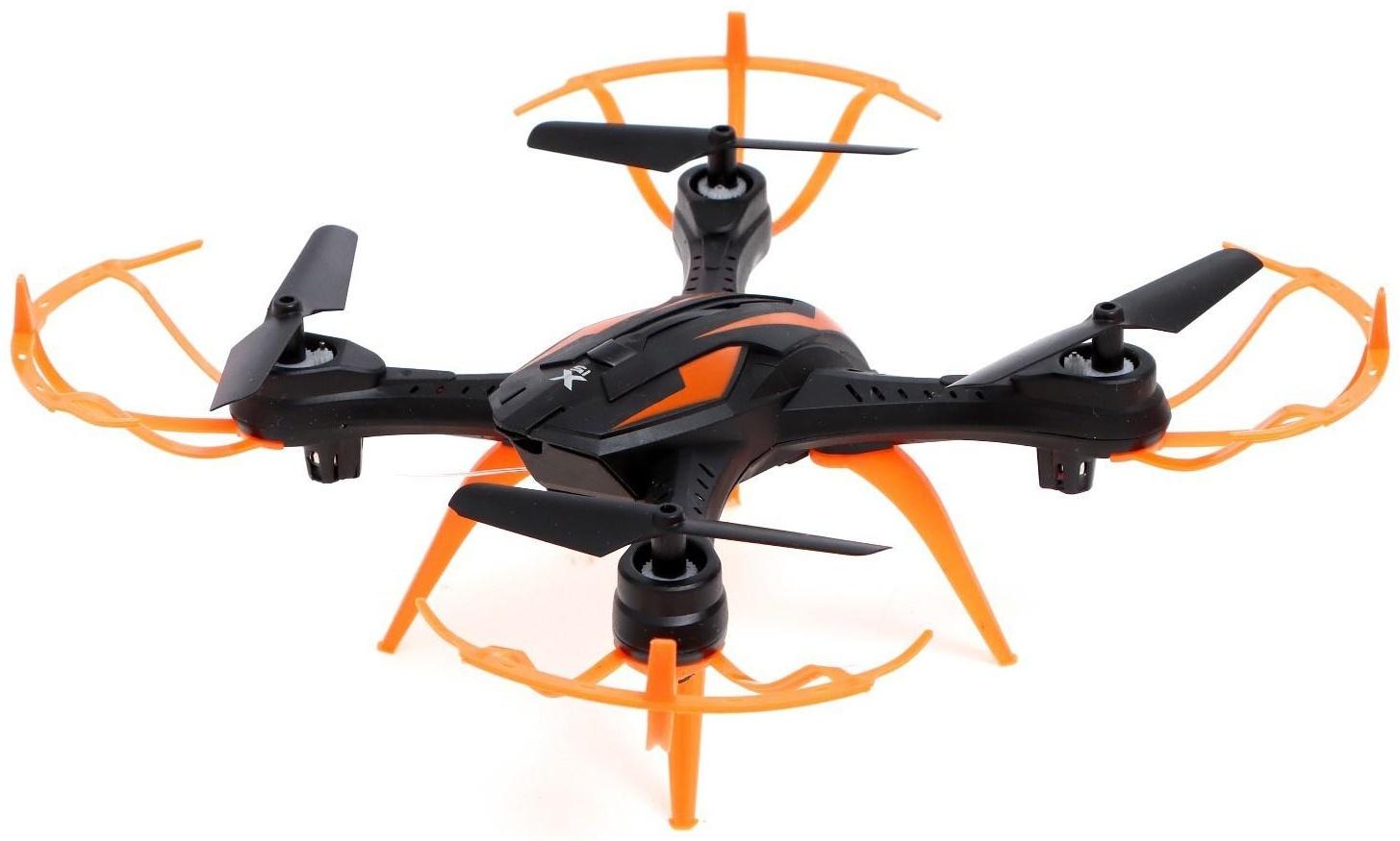 Квадрокоптер LH-X15WF, камера, передача изображения на смартфон, Wi-FI, цвет чёрно-оранжевый