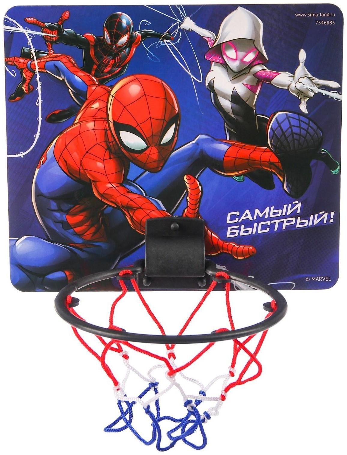 Баскетбольное кольцо с мячом «Самый быстрый», Человек паук