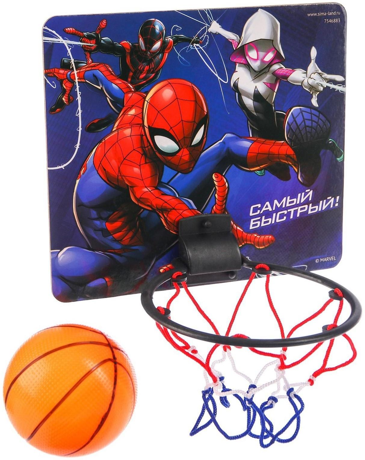 Баскетбольное кольцо с мячом «Самый быстрый», Человек паук