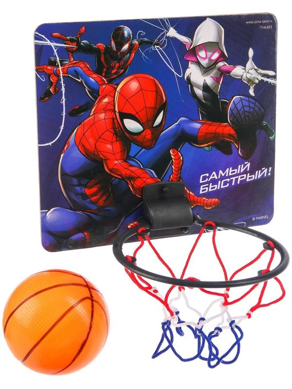 Баскетбольное кольцо с мячом «Самый быстрый», Человек паук