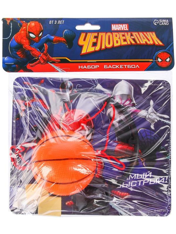Баскетбольное кольцо с мячом «Самый быстрый», Человек паук