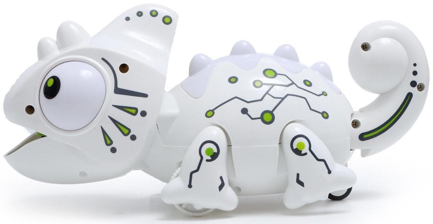 Робот радиоуправляемый «Хамелеон», световые и звуковые эффекты, работает от батареек