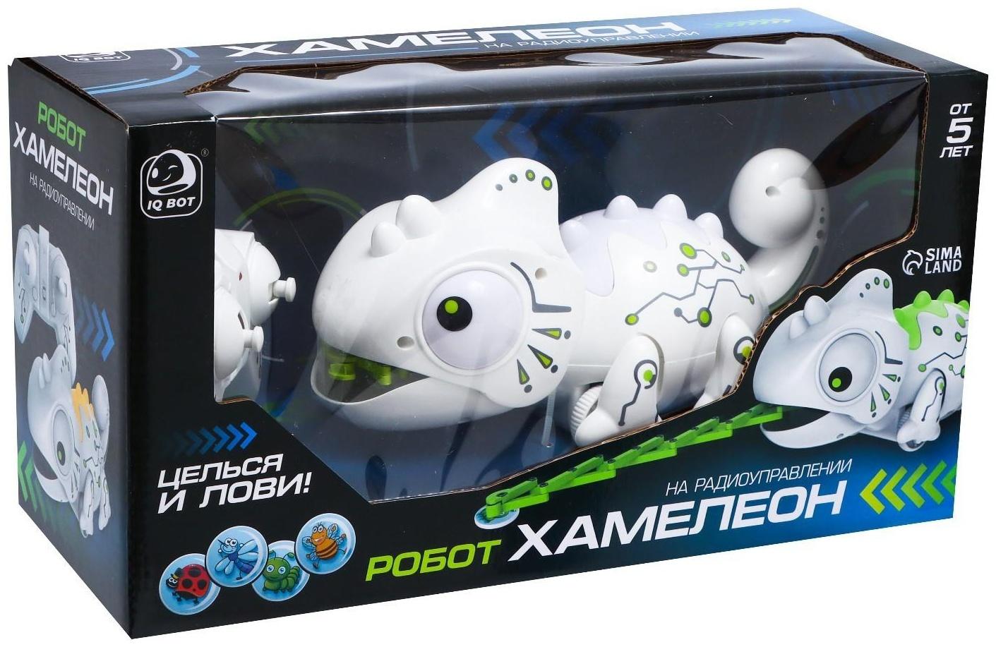 Робот радиоуправляемый «Хамелеон», световые и звуковые эффекты, работает от батареек