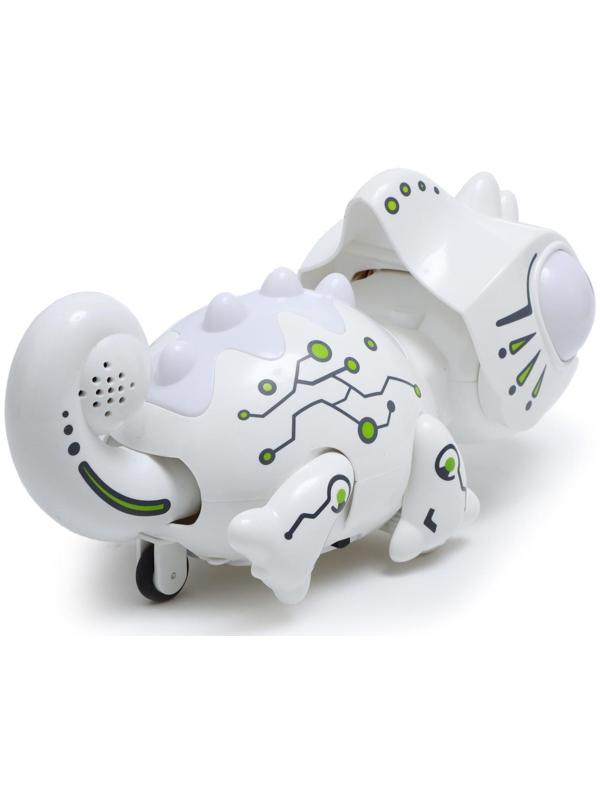 Робот радиоуправляемый «Хамелеон», световые и звуковые эффекты, работает от батареек