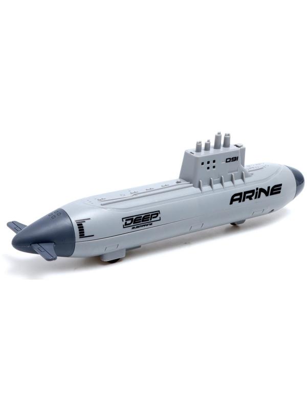 Игровой набор «Подводная лодка», стреляет ракетами, подвижные элементы, цвет светло-серый
