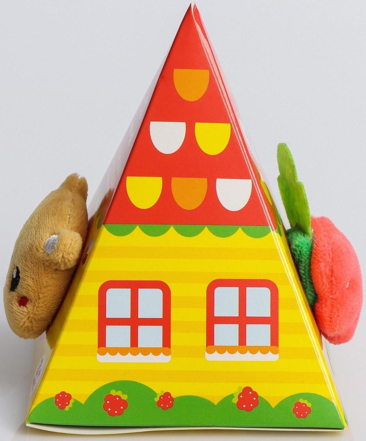 Браслетик - погремушка «Мишка» в домике, 2шт