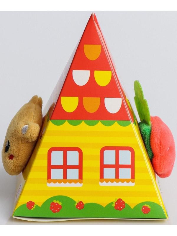 Браслетик - погремушка «Мишка» в домике, 2шт