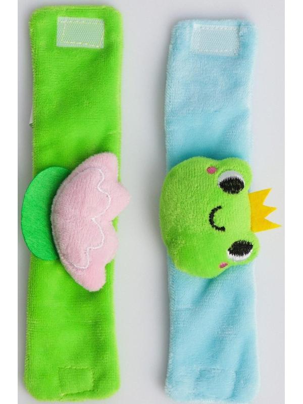 Браслетики - погремушки «Царевна - лягушка», 2шт