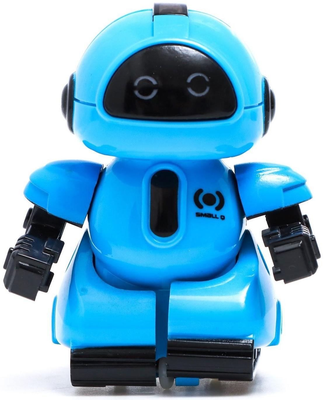 Робот радиоуправляемый «Минибот», световые эффекты, цвет синий