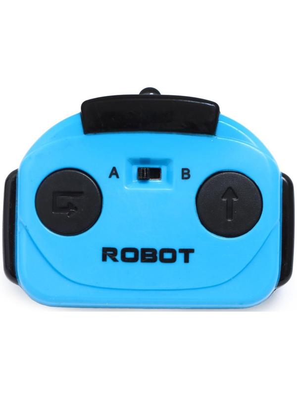 Робот радиоуправляемый «Минибот», световые эффекты, цвет синий