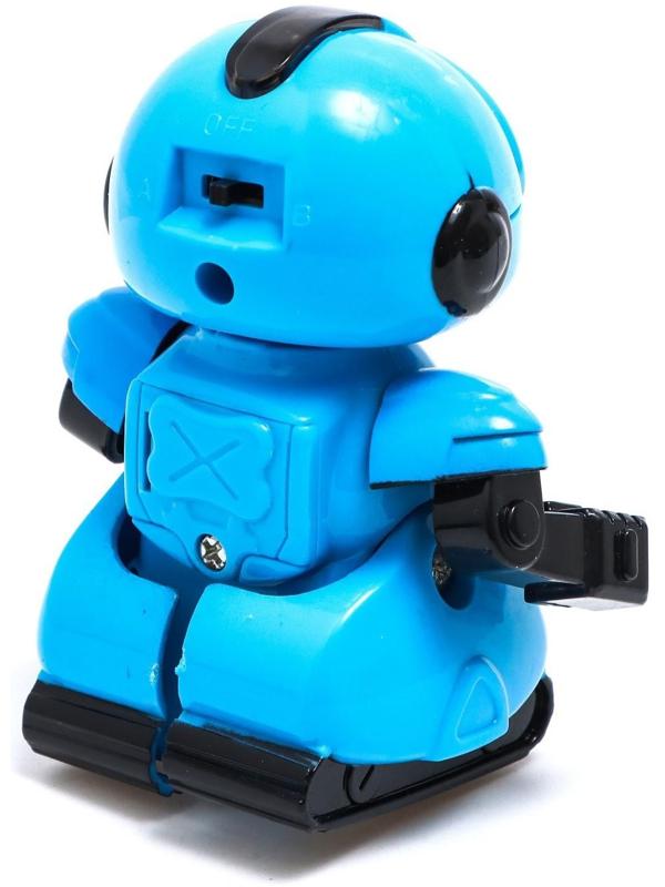 Робот радиоуправляемый «Минибот», световые эффекты, цвет синий