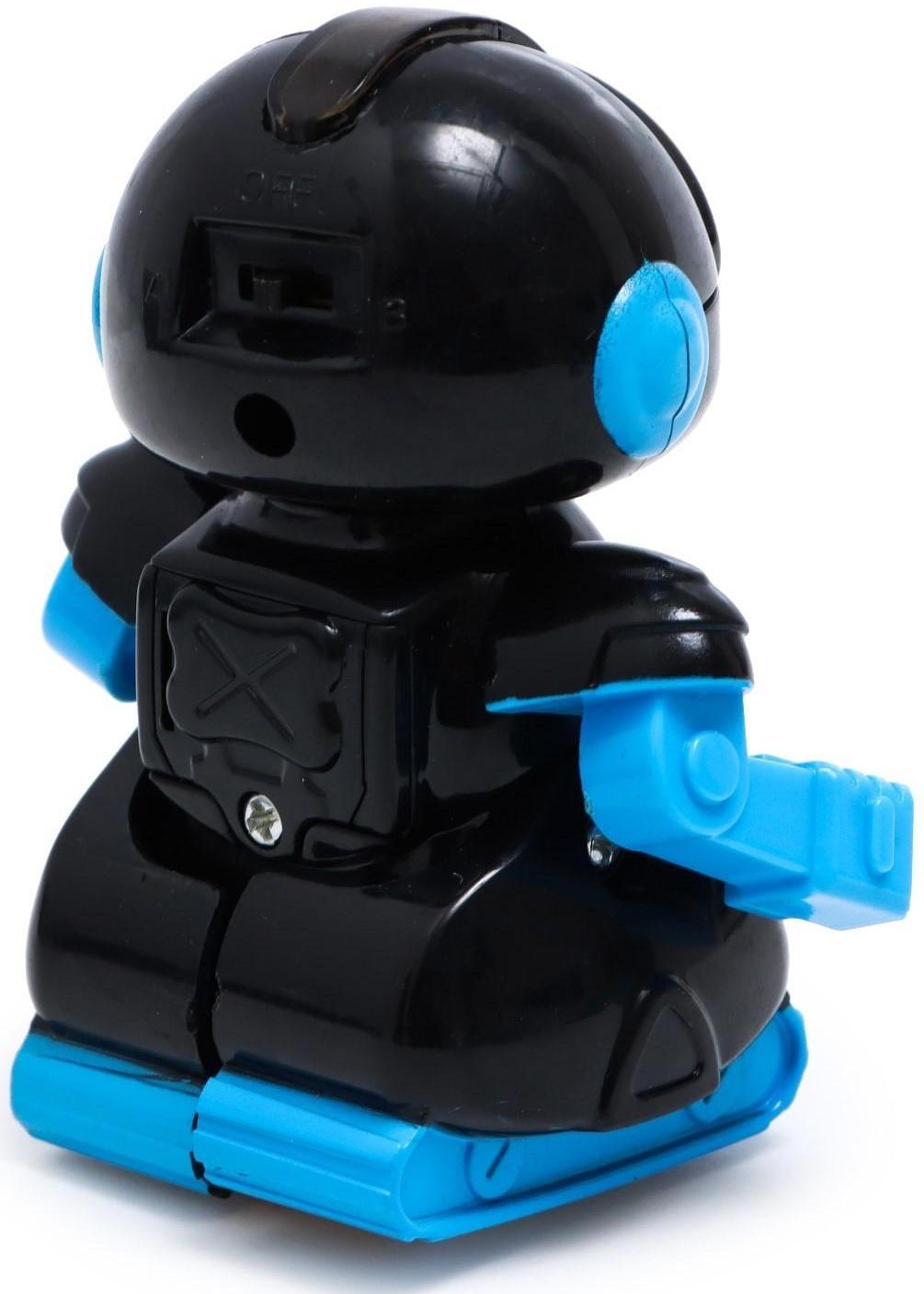 Робот радиоуправляемый «Минибот», световые эффекты, цвет чёрный