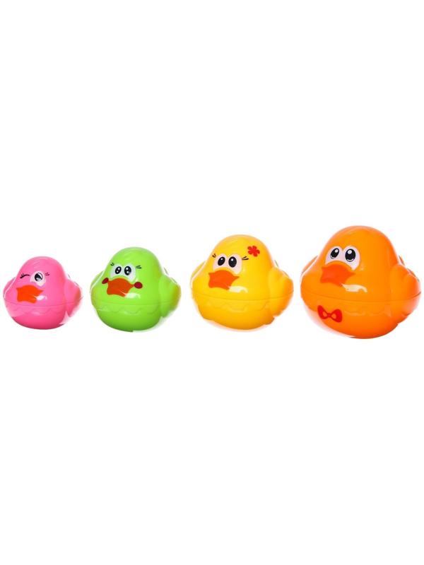 Набор игрушек для игры в ванне «Уточка - матрешка, 4 шт
