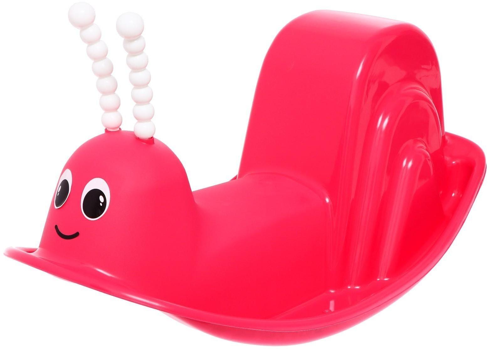 Качалка «Улитка», цвет розовый