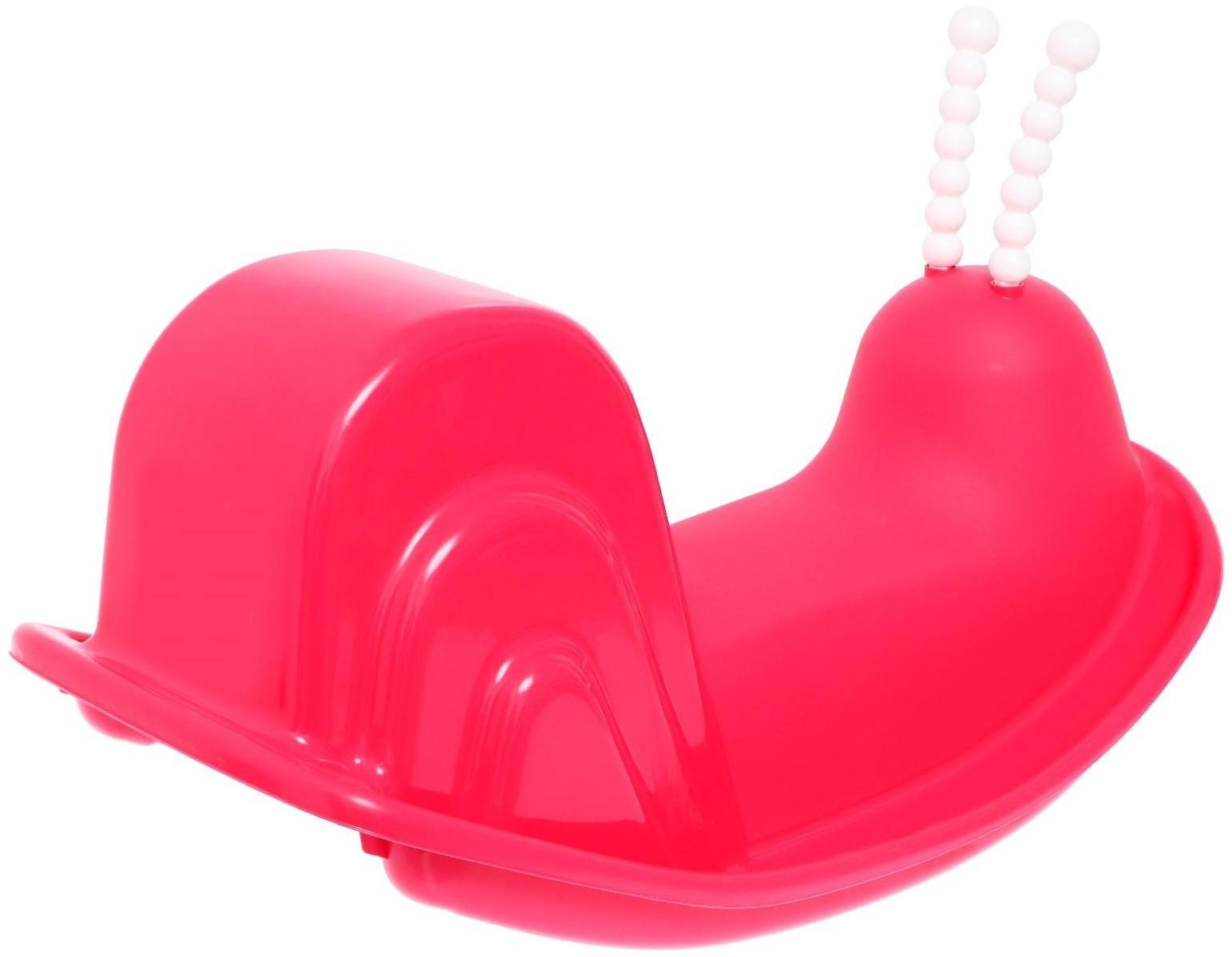 Качалка «Улитка», цвет розовый