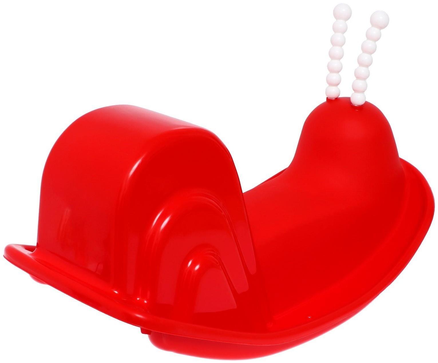 Качалка «Улитка», цвет красный