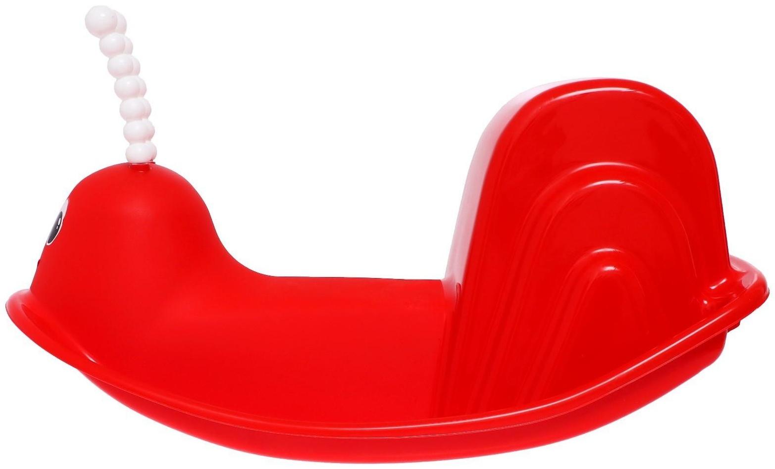 Качалка «Улитка», цвет красный