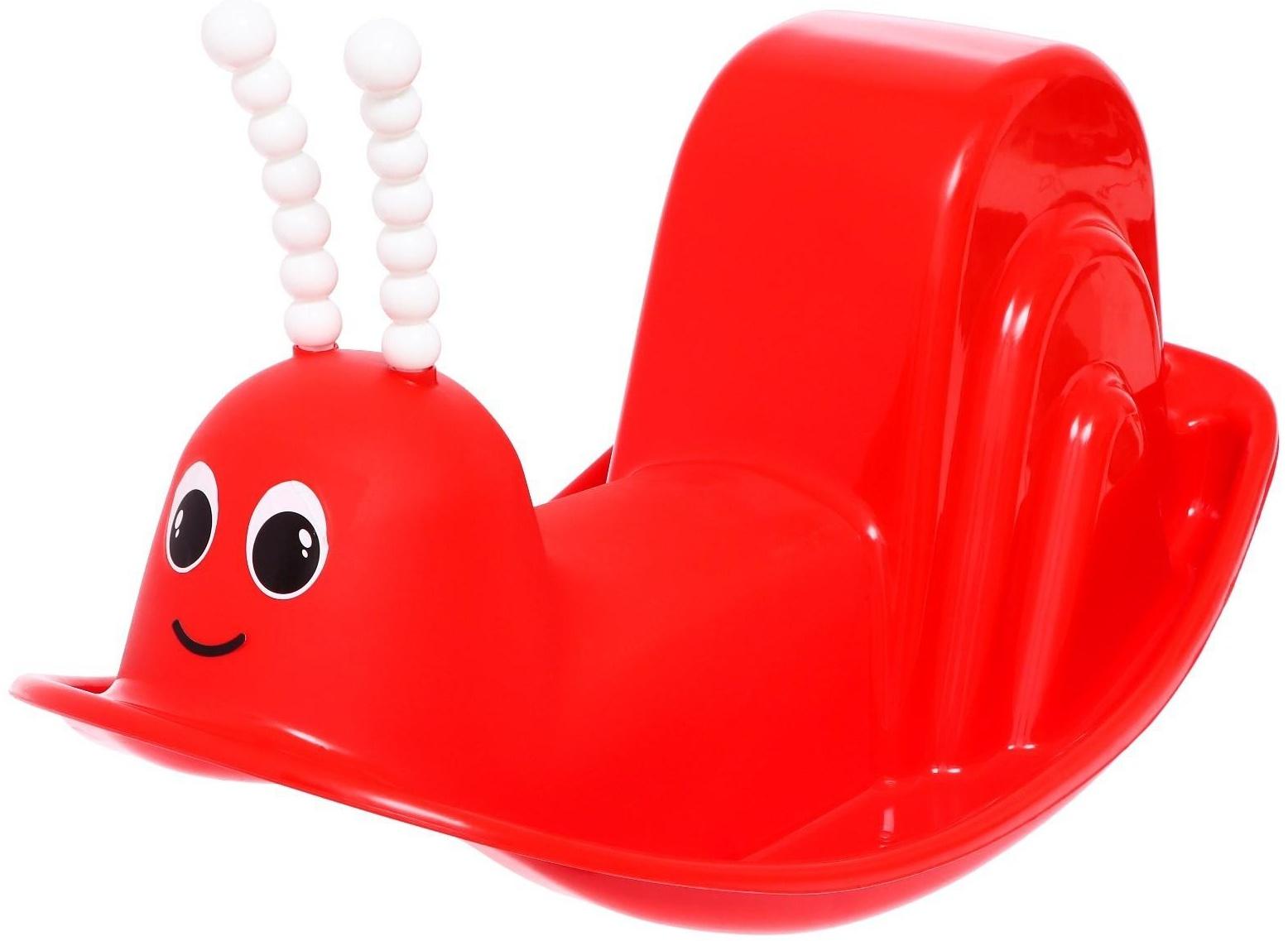 Качалка «Улитка», цвет красный