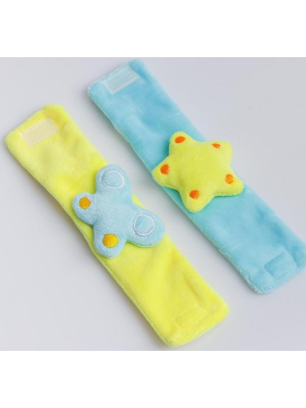 Развивающие браслетики - погремушки «Лисичка», 2шт