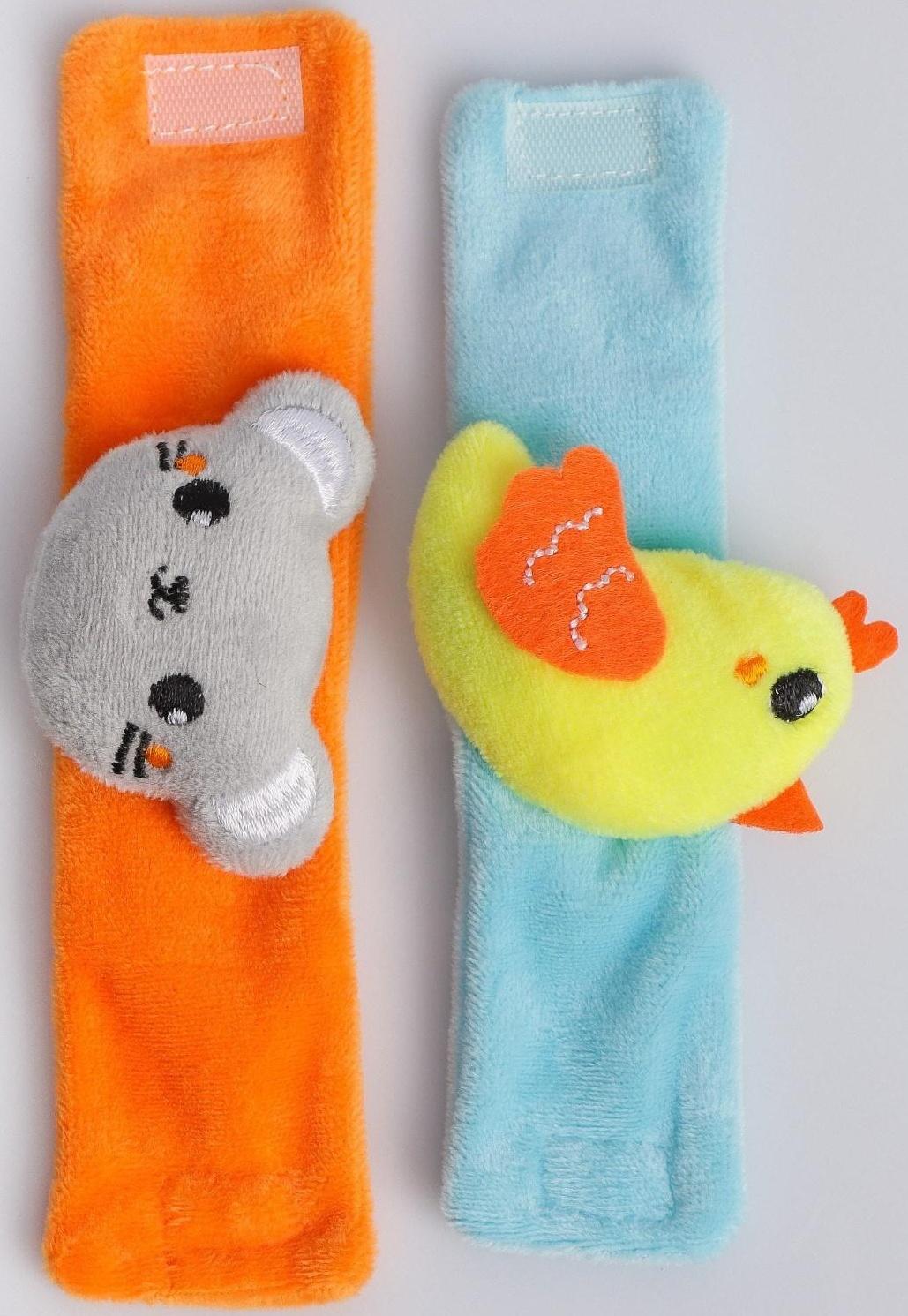 Развивающие браслетики - погремушки «Курочка ряба», 2шт