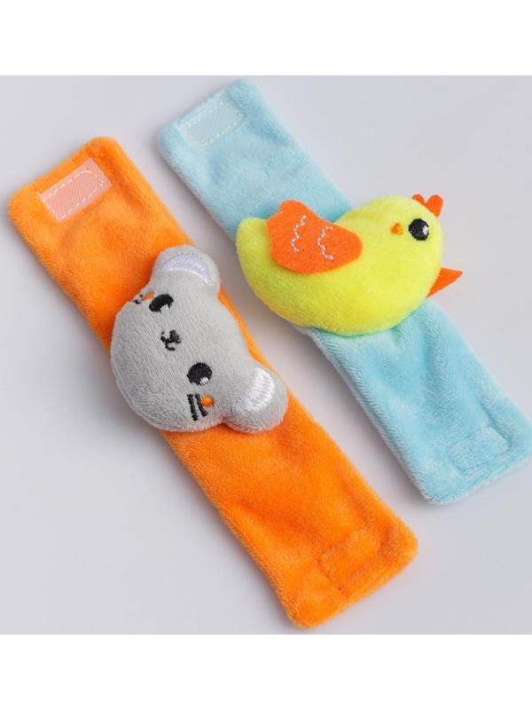 Развивающие браслетики - погремушки «Курочка ряба», 2шт