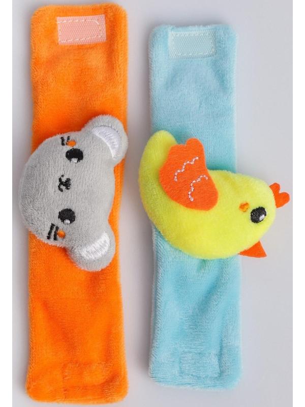 Развивающие браслетики - погремушки «Курочка ряба», 2шт