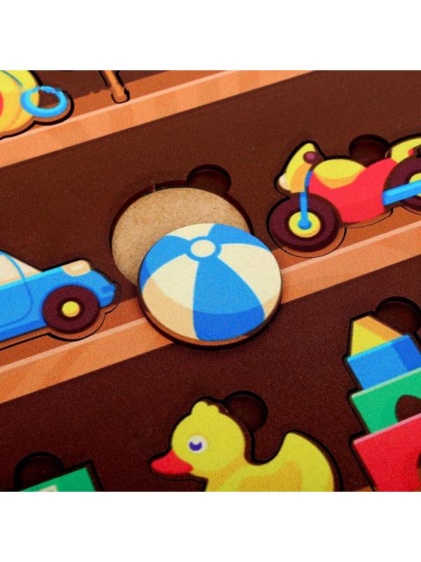 Сортер «Игрушки на полках»