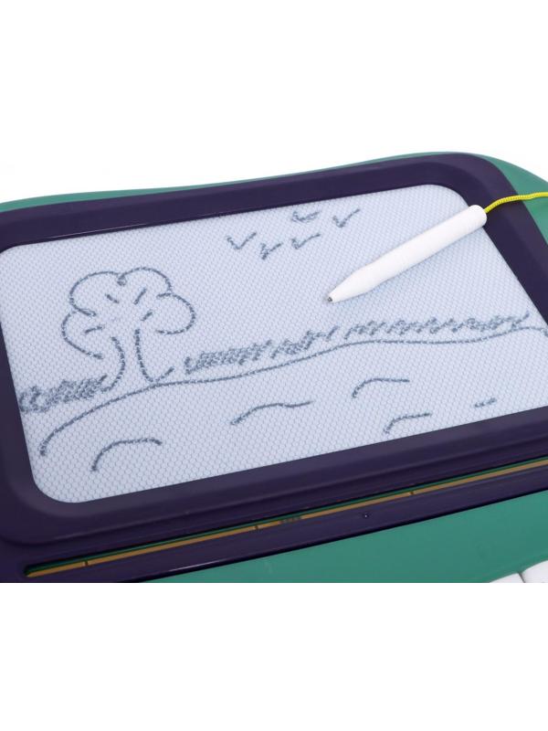 Развивающий столик «Рисуем вместе», звук, свет, цвет зелёный