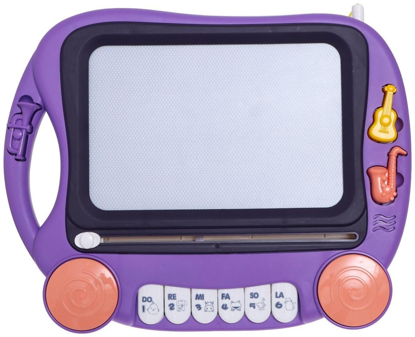 Развивающий столик «Рисуем вместе», звук, свет, цвет фиолетовый