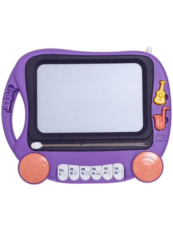 Развивающий столик «Рисуем вместе», звук, свет, цвет фиолетовый