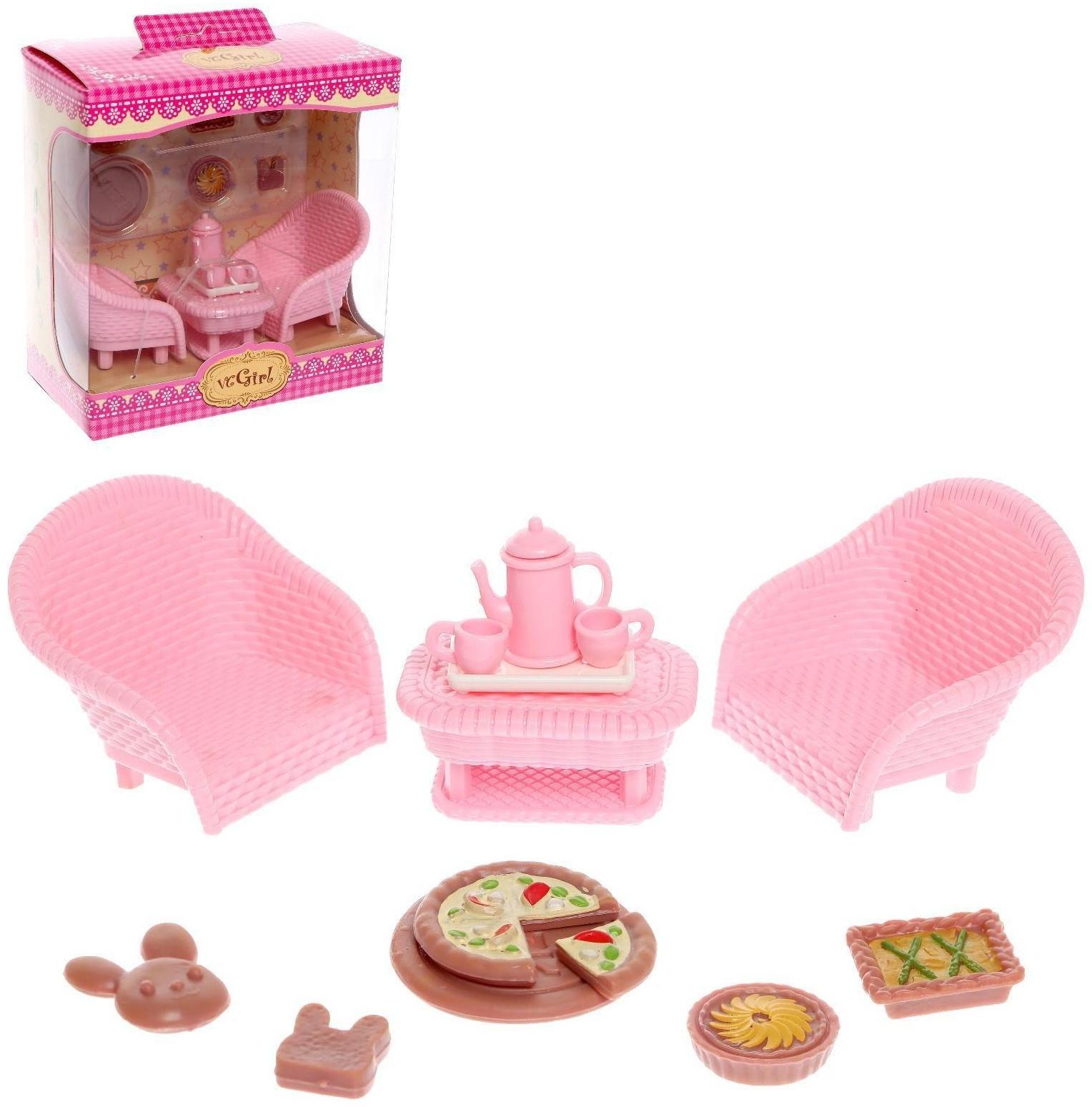 Набор мебели для кукол «Уют-5: чайная»