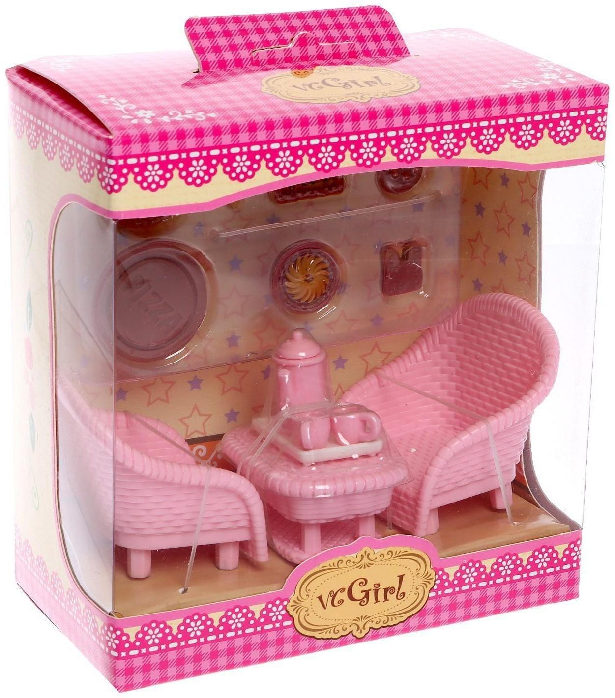 Набор мебели для кукол «Уют-5: чайная»