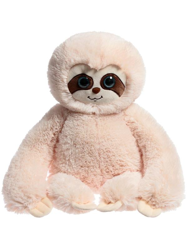 Мягкая игрушка «Ленивец», в комплекте 3 открытки, цвет бежевый, 60 см