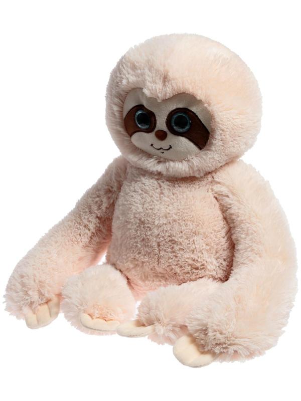 Мягкая игрушка «Ленивец», в комплекте 3 открытки, цвет бежевый, 60 см