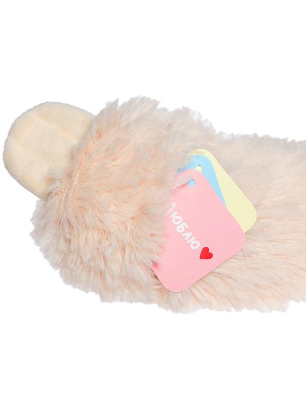 Мягкая игрушка «Ленивец», в комплекте 3 открытки, цвет бежевый, 60 см