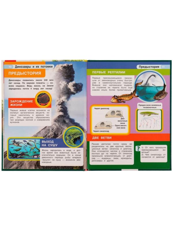 Динозавры и их потомки. Петр Михайлович Волцит. Энциклопедия с развивающими заданиями.
