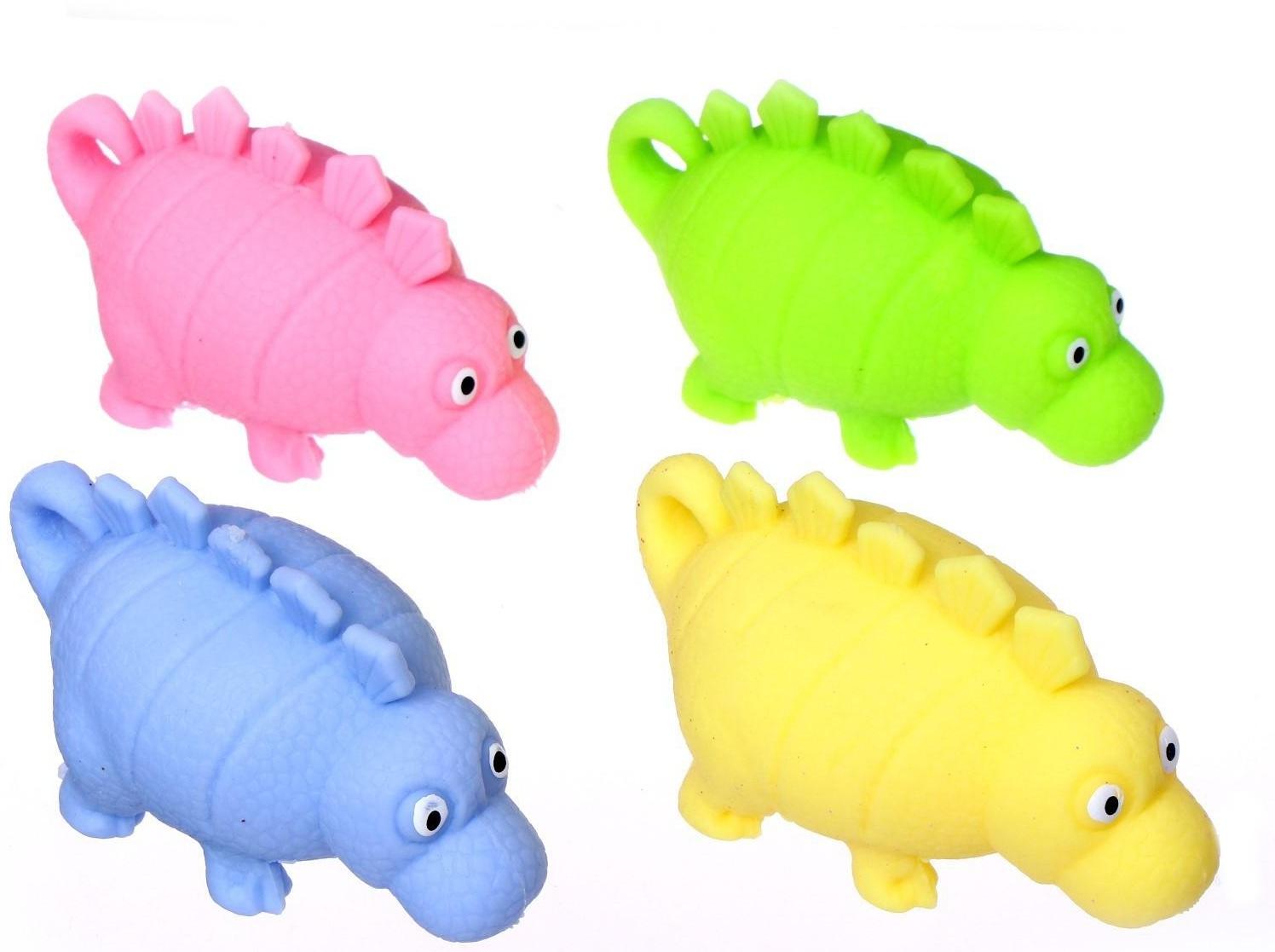 Мялка «Динозавр», цвета МИКС