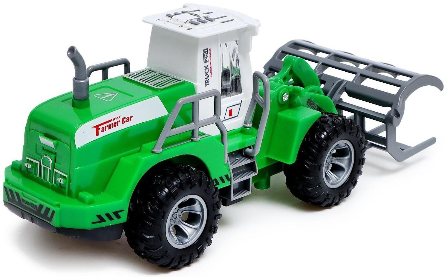 Экскаватор радиоуправляемый «Фермер», работает от батареек