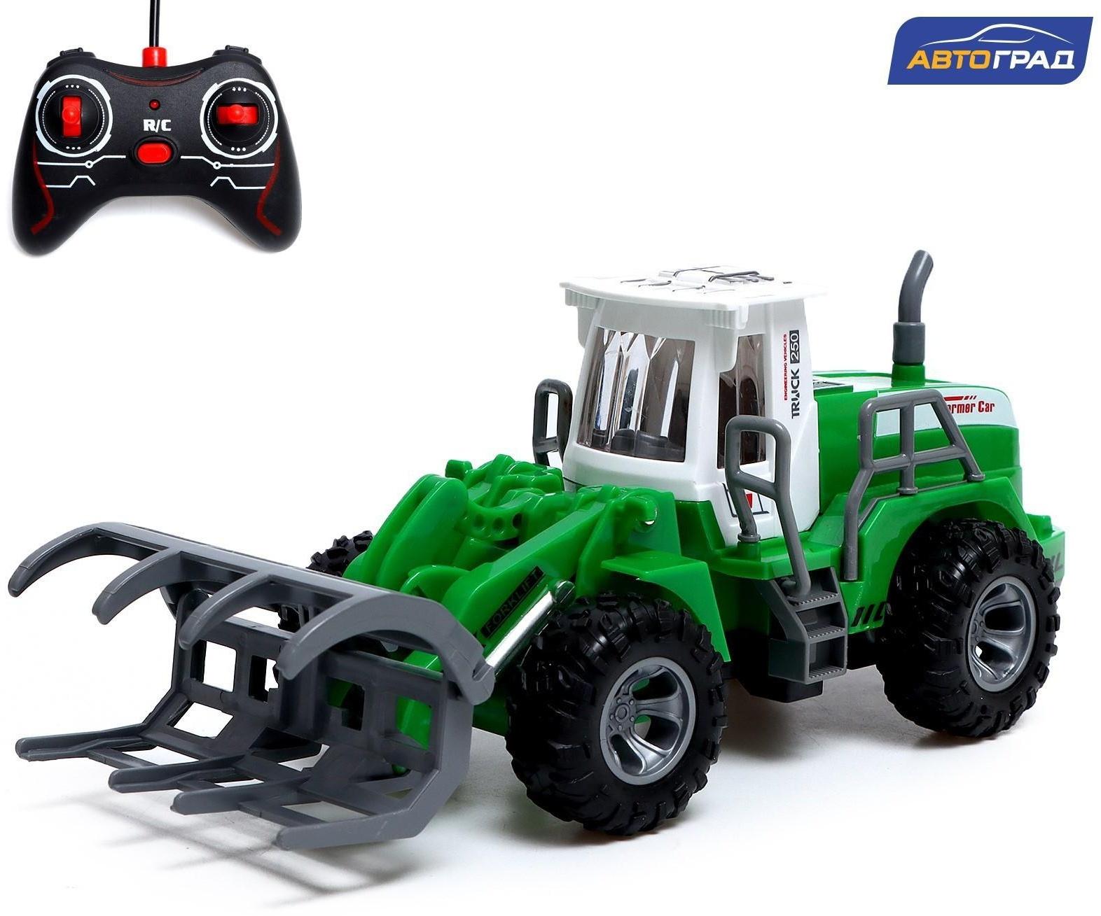 Экскаватор радиоуправляемый «Фермер», работает от батареек