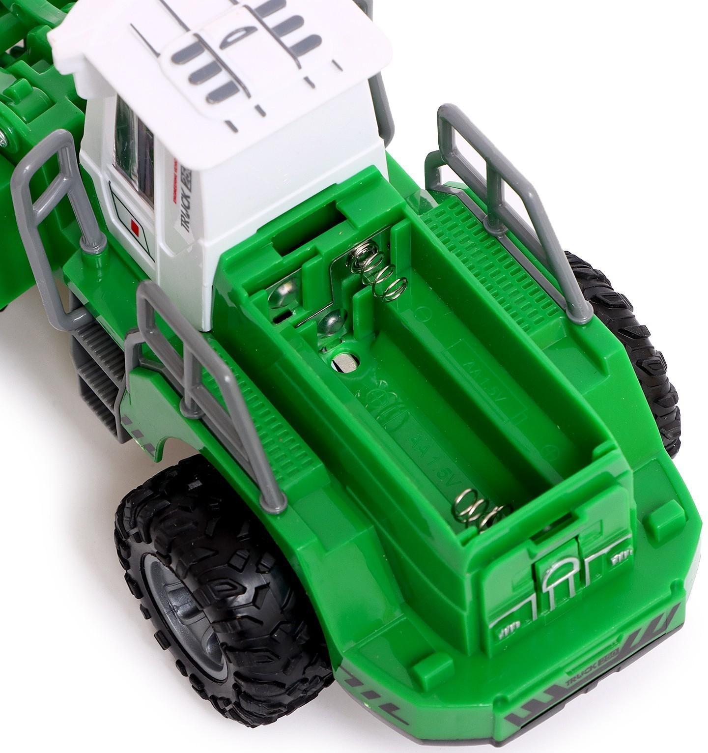 Экскаватор радиоуправляемый «Фермер», работает от батареек