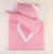 Постельное бельё для кукол «Сердечки на розовом», простынь, одеяло, подушка