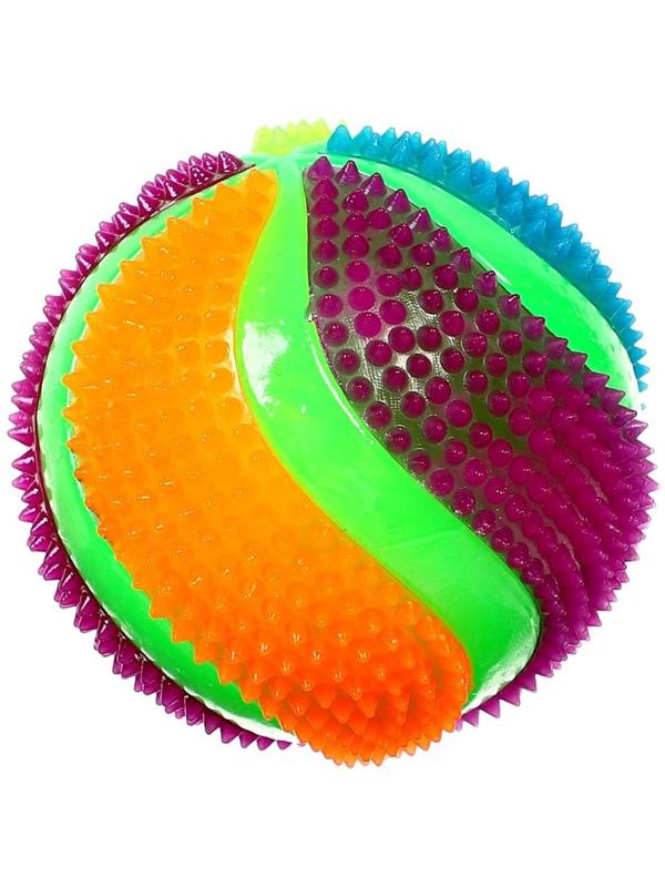 Мяч световой «Спорт» с пищалкой, микс, 1 шт.