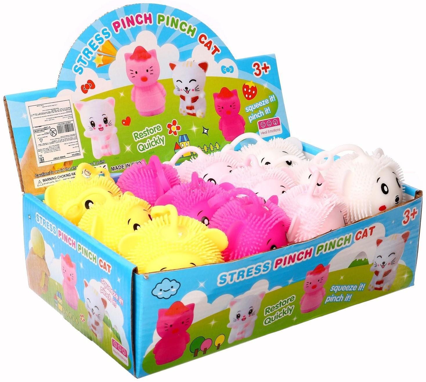 Мялка «Мишка» с пастой, цвета МИКС