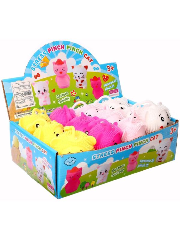 Мялка «Мишка» с пастой, цвета МИКС