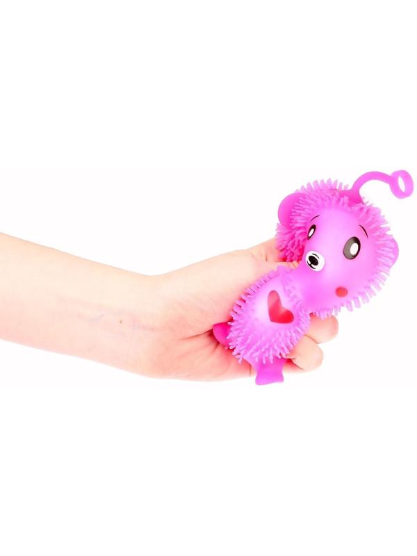 Мялка «Мишка» с пастой, цвета МИКС