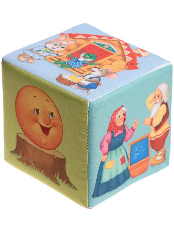 Набор мягких кубиков «Мои первые сказки», с книгой