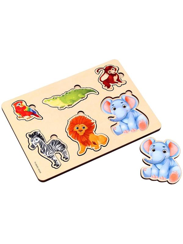 Вкладыш «Животные Африки», 6 вкладышей