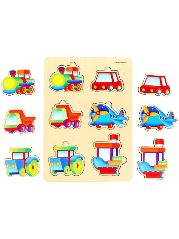 Вкладыш «Транспорт», 6 вкладышей